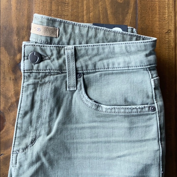 Joe's Jeans Denim - Olive green ripped jeans